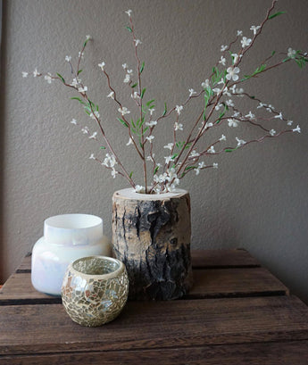 Colorado Aspen Wood Tree Vase