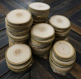 Set of 50 2"-3" Wood Slices