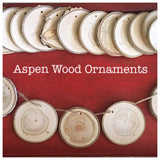 Blank Wood Slices Ornaments